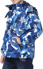 Kid's Ski Jacket Waterproof Winter Coat Boy's and Girl's Fleece Snowboarding - Image 3