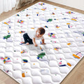 Baby Play Mat - 79" X 63", Premium Thicker Foam One-Piece Crawling Mat by VibeBear
