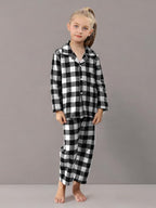QZH.DUAO Matching Family Christmas Pajamas Set Long Sleeve Holiday Warm - Image 8