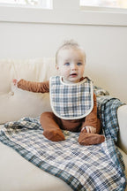 Mebie Baby Muslin Cotton Bib, 3 pack, Baby Bib Set - Image 5
