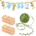 Leinuosen 101 Pcs 1.35 Inch Mini Clothespins by Leinuosen