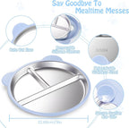 Stainless Steel Kids Plate - Image 2