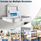 Baby Changing Station Wall Mounted, Fold Down Baby Changing Table, Commercial - Image 8
