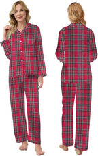 Schbbbta Family Matching Pajamas Holiday Sleepwear Long Sleeve Pjs Sets - Image 5