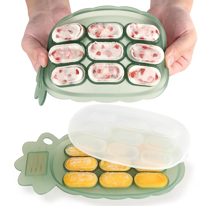 Haakaa Silicone Nibble Freezer Tray -Breastmilk Teething Popsicle Mold by haakaa