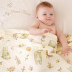 Muslin Bamboo Viscose Baby Blanket, Ultra Soft All-Purpose Unisex 43 x 43 inches - Image 2