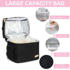 Breastmilk Cooler Travel Bag – 2-in-1 Pump & Bottle Compartments | Insulated - Image 4