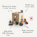 mushie Shape Sorting Box | Educational Learning Toy - Image 3