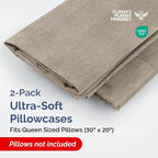 Queen Pillow Cases Set of 2 - Image 2