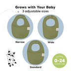 8-Pack Organic Baby Bibs for Boys, Girls - Image 4