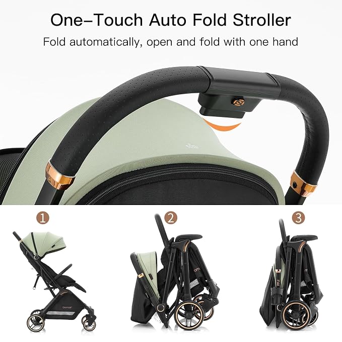 Gravity Folding Baby Stroller - Image 6