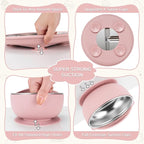 Toddler Plates and Bowls Set Stainless Steel - Image 7