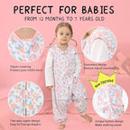 WONDAY Toddler Sleep Sack with Feet, 0.5 Tog Sleeping Sacks - Image 2