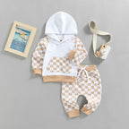 2Pcs Baby Boys Hoodie Tops Pants Set Dinosaur Deer Print Sweatsuit Fall Winter - Image 6
