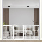 76.3-81 Inch Extra Wide Baby Gate, Pressure Mounted No Drill, Extra Wide Safety by Ghthes+Felle