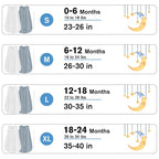 2 Pack Baby Sleep Sack 12-18 Months 100% Organic Cotton Muslin Baby Sleeping - Image 5