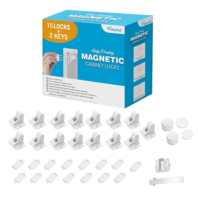 Vmaisi Baby Proofing Magnetic Cabinet Locks by vmaisi
