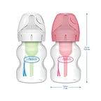 Dr. Brown's Natural Flow Anti-Colic Options+ Wide-Neck Baby Bottles 5 oz/150 mL - Image 15