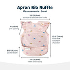 Tiny Twinkle Short Sleeve Apron Baby & Toddler Bib - Image 6
