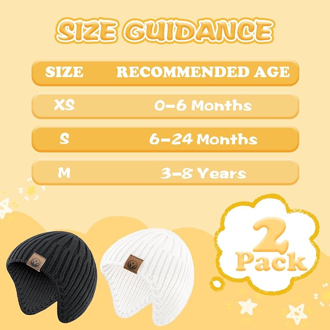 Baby Winter Hat Kids Knit Beanie - Image 5