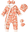 Aalizzwell Baby Girls Romper Outfit Fall Winter Clothes by Aalizzwell