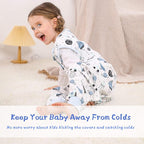 WONDAY Toddler Sleep Sack with Feet, 0.5 Tog Sleeping Sacks - Image 6