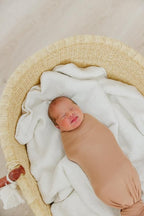 Copper Pearl Baby Swaddle Blanket - Image 4