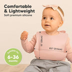 KeaBabies 2-Pack Silicone Baby Bibs - Image 3
