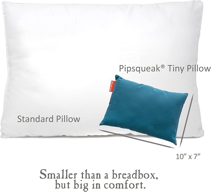Pipsqueak Small | Tiny | Mini Pillow - 11in x 7in x 2.5in - Machine Washable - - Image 4