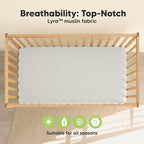 KeaBabies 2-Pack Muslin Crib Sheets - Image 4