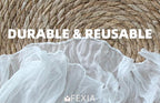 FEXIA 3 Pack White Cheesecloth Table Runner 35x120 Inches - Image 3