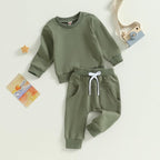 Tiaham Baby Boy Clothes Girl Outfits Fashion Sweatshirt Sweat Pant Kids Toddler - Image 8