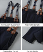 nilikastta Toddler Boy Outfit Boy Suit Boy Dress Shirt - Image 5