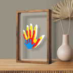 Family Handprint Kit, Hand Prints Keepsake Frame, DIY Craft Gift by Omrhvi