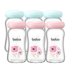 YOHKOH Glass Breast Milk Storage Bottles by Home