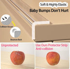 Clear Soft Corner Protectors for Furniture Strip, 2in x 13FT, Sharp Edge & - Image 4