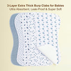 2-in-1 Burp Cloths and Baby Bibs - Image 7