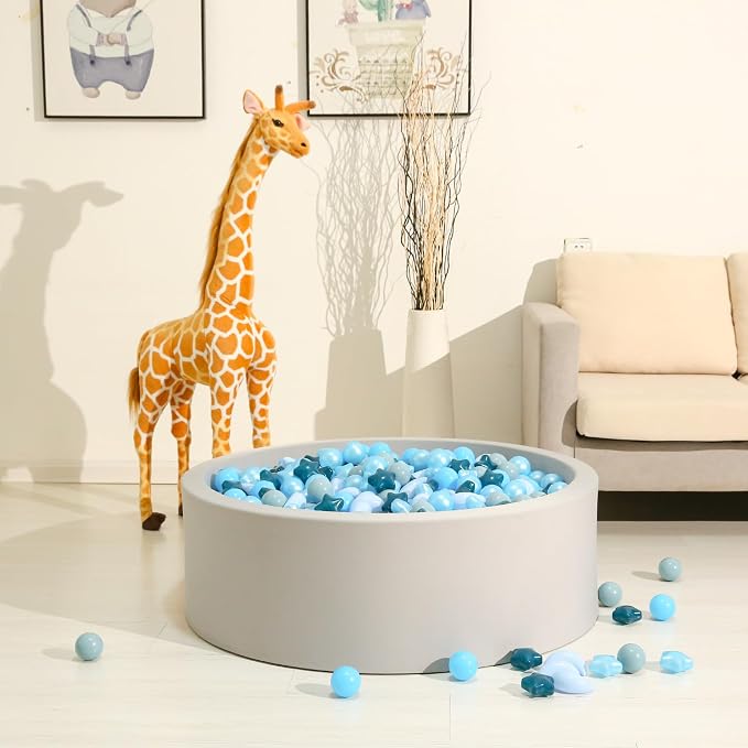 GOGOSO Ball Pit Balls Stars Moon Shapes Plastic Pitballs - Image 7