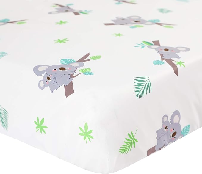 La Premura Baby Koala Nursery Crib Bedding Set, 3 Piece Standard Size Crib Set - Image 5