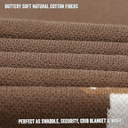 Knit Baby Swaddling Blanket - Image 6