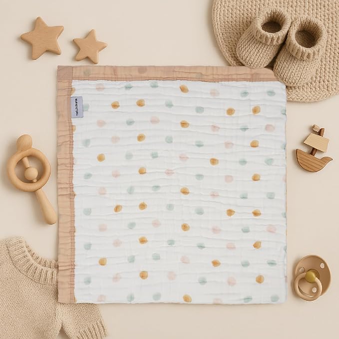 Organic Cotton Muslin Baby Blanket - Image 2