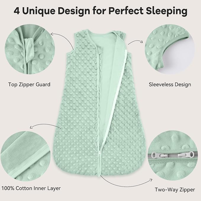Fleece Baby Sleep Sack 0-6 Months - Image 3