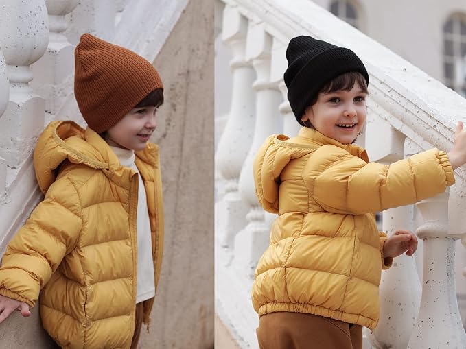 LMLALML Beanie for Toddler Boys Elegant Baby Beanie Knit Winter Hat for Kids - Image 2