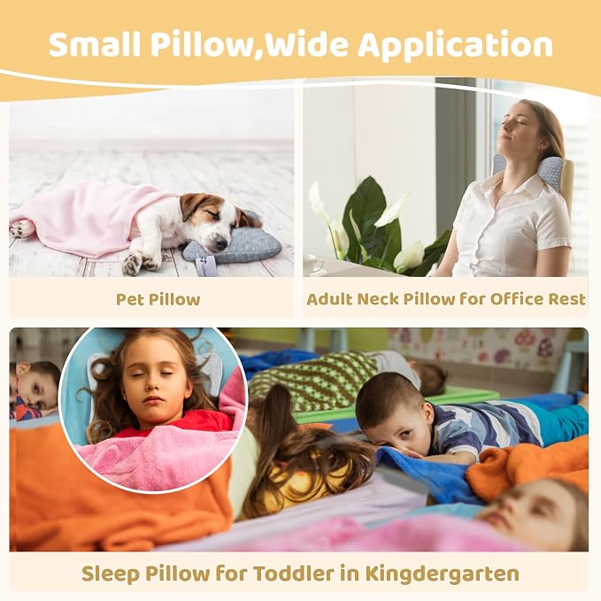 vocheer Small Pillows for Sleeping, Tiny Pillows for Neck, Lumbar and Knee - Image 5