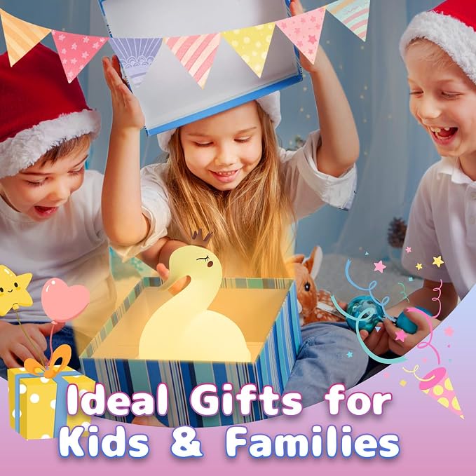 Silicone Night Light for Kids – Rechargeable Tap Control Lamp - Image 7