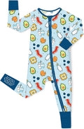 Bamboo Viscose Baby Convertible Footie Pajama, Zipper Pajamas by BabeeReshinee