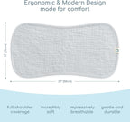 Muslin Burp Cloths Set, 6 Pieces, 100% Organic Cotton Hand Washcloths - Image 2