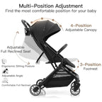 Compact Fold Baby Stroller, Lightweight Travel Toddler Stroller - Image 7