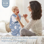 Baby Sleep Sack 6-12 Months, 100% Cotton TOG 0.5 Wearable Blanket - Image 8