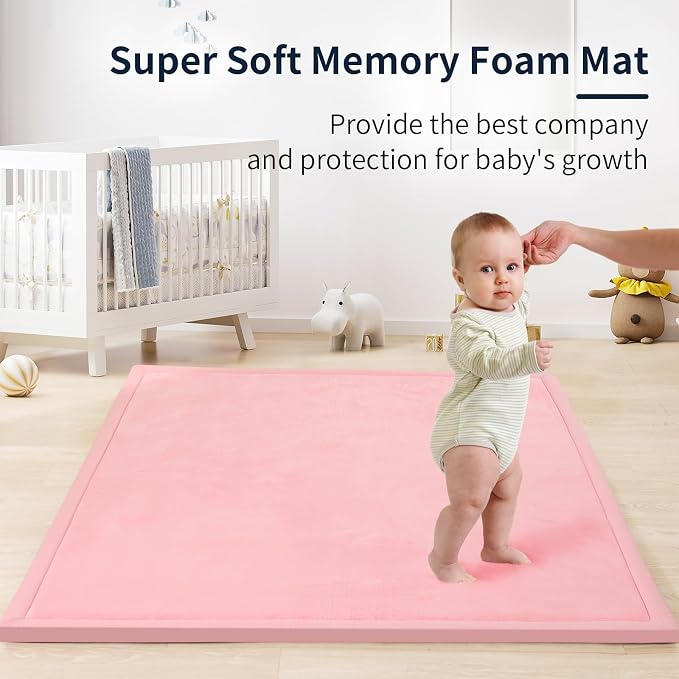 ACOMOPACK Baby Play Mat for Floor 1.3" Thick Memory Foam Play Mat 79"×157" - Image 7